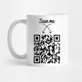 QR Code Design (Scan for Message) Mug